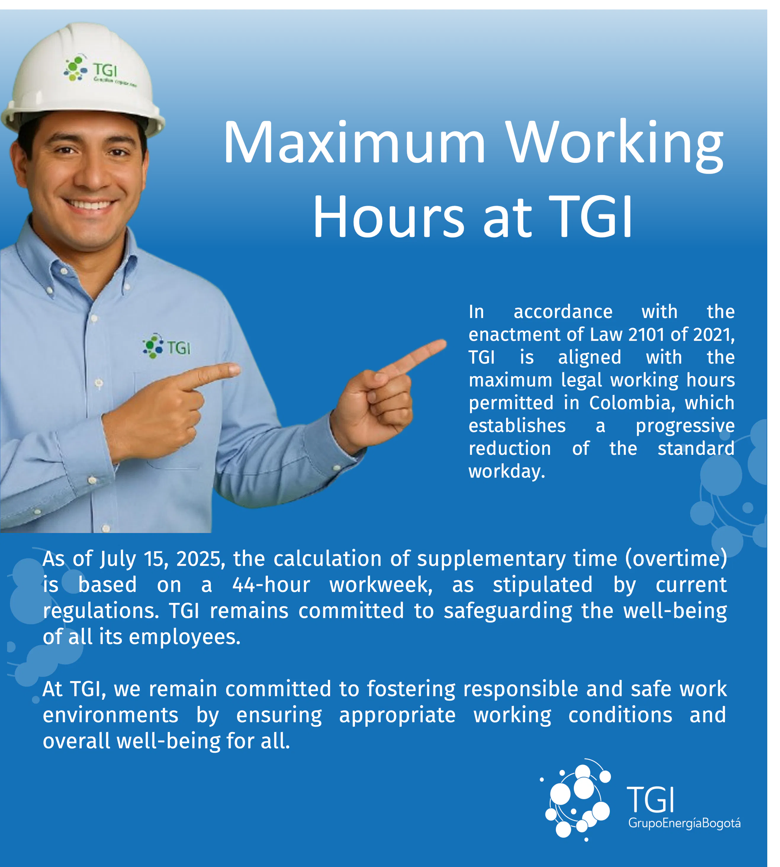 horario laboral ingles