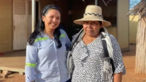 Fabricia Pelaez y Elisa Helena
