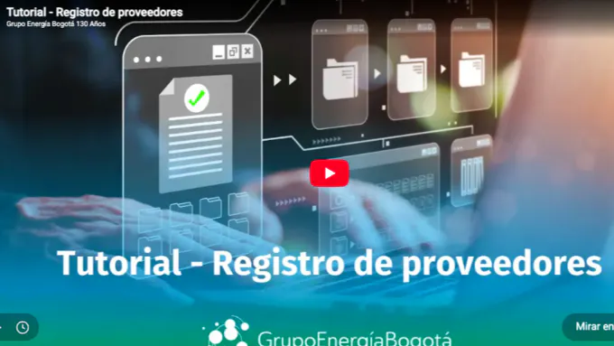 Tutorial  registro proveedores