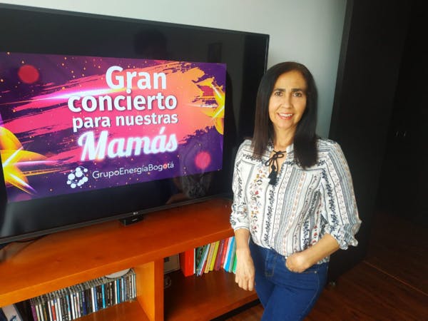 A la celebración virtual del Día de la Madre se unieron más de 900 mujeres, como doña Myriam Mendieta, mamá de Laura Rubiano, de la Gerencia de Gestión del Talento.