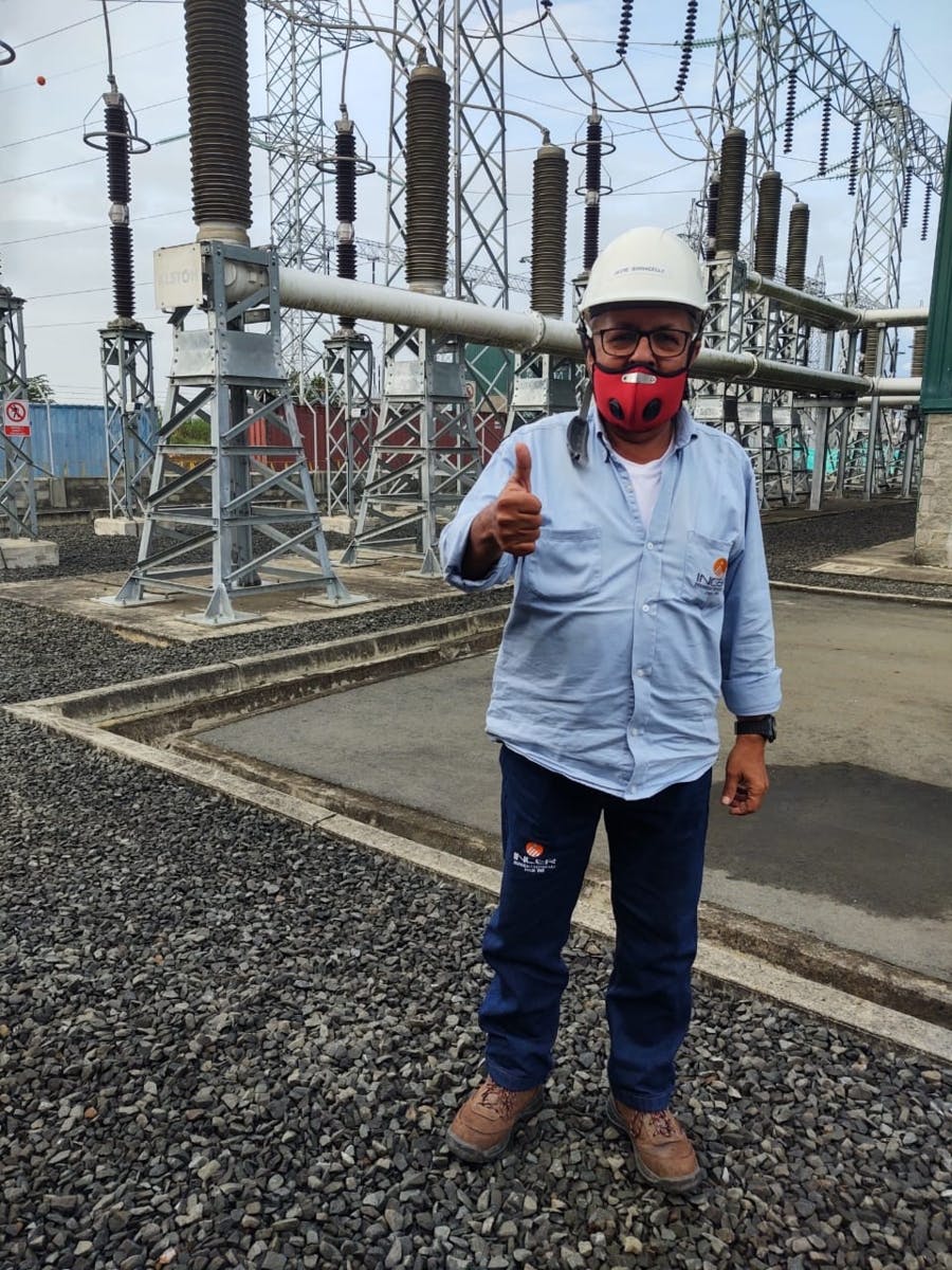 Jaime Bornacelly, 43 años conviviendo con la infraestructura de transmisión eléctrica